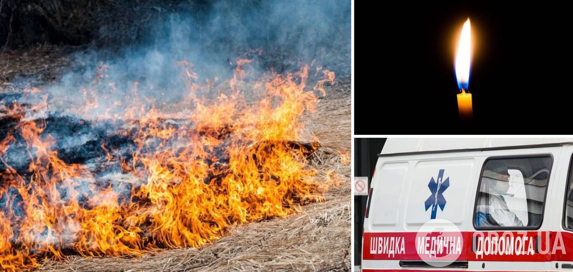 В пожаре погиб житель Житомирщины