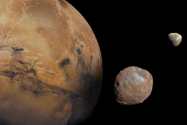 Ученые озвучили взрывную теорию появления таинственных спутников Марса