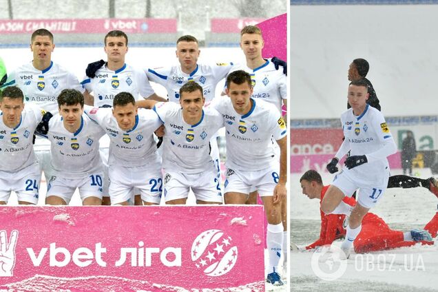 'Динамо' выиграло снежный матч УПЛ, который ознаменовался бойкотом футболистов. Видео