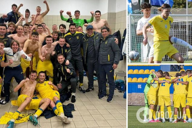 Сборная Украины по футболу с разгромной победой впервые за 7 лет пробилась на чемпионат Европы U-17