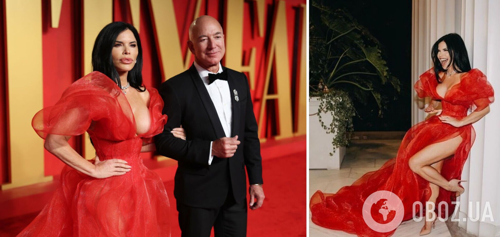 Наречена найбагатшої людини світу прийшла на афтепаті Оскара 2024 у напівпрозорій сукні від українського бренду. Фото