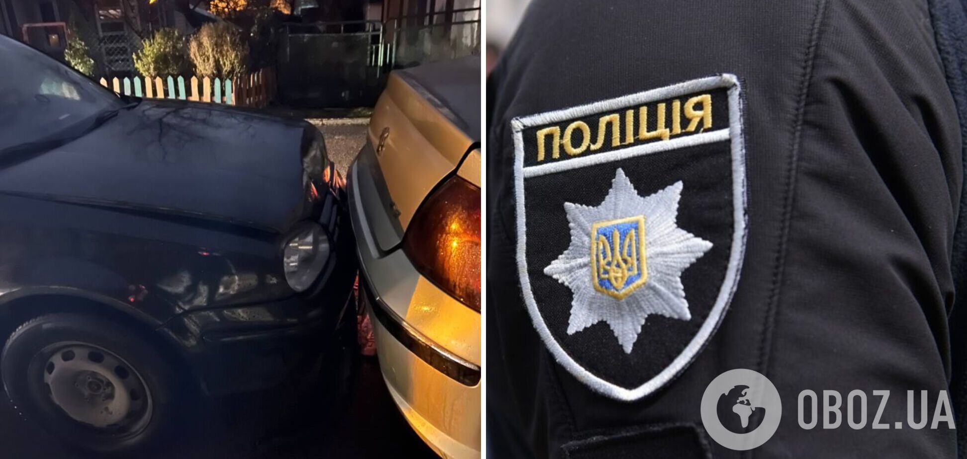 Лишила на першій передачі: в Рівному жінка повідомила про викрадення авто, а виявилось, що воно скоїло ДТП. Фото