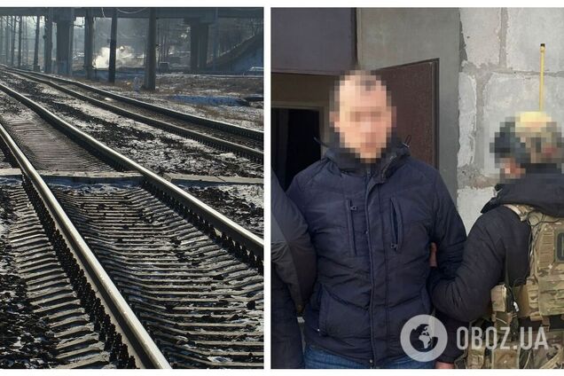 Работал на врага: СБУ задержала агента ГРУ, который хотел взорвать железную дорогу в Харьковской области. Фото