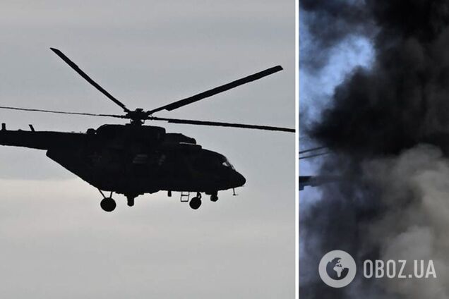 У Росії впав гелікоптер Мі-8 із 20 людьми на борту: є загиблі