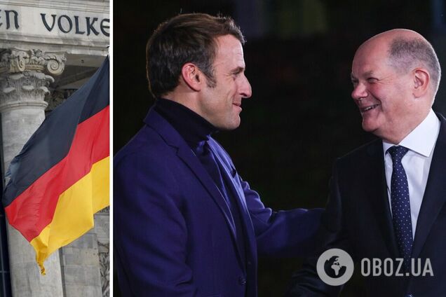 'Очень дружим': Шольц назвал неправдивыми данные о конфликте с Макроном