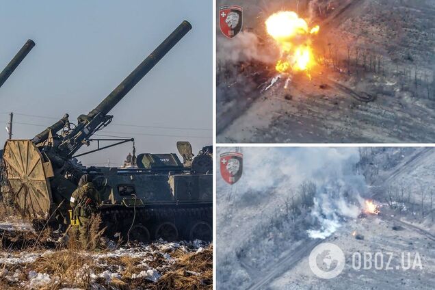 'Продовжуємо зривати ворожі тюльпани': воїни 63-ї бригади знищили самохідний міномет армії РФ. Відео
