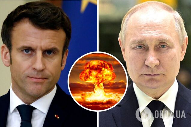 Еммануель Макрон прокоментував заяви Володимира Путіна щодо готовності до ядерної війни