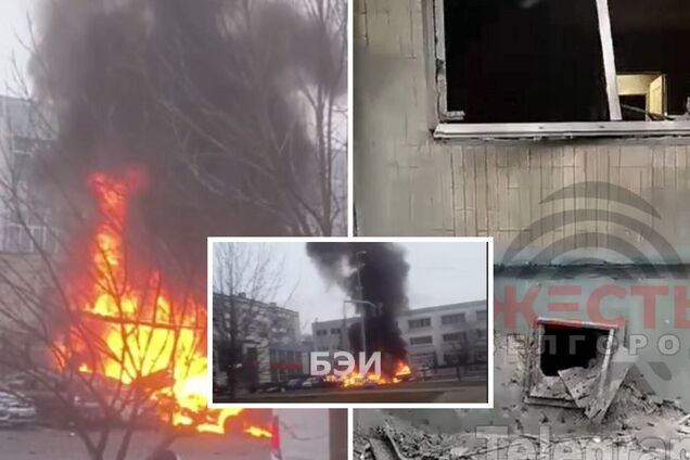 'Ледве втік від удару': ранок в Бєлгородській області почався з обстрілів, росіяни панікують. Відео