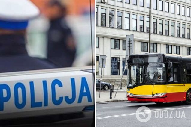 В центре Варшавы неизвестные обстреляли пассажирские автобусы: полиция начала расследование