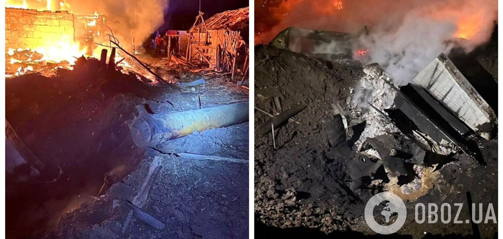 Встигли вибігти з палаючої оселі: на Чернігівщині родина дивом вижила під час ракетного удару, але втратила дім. Фото