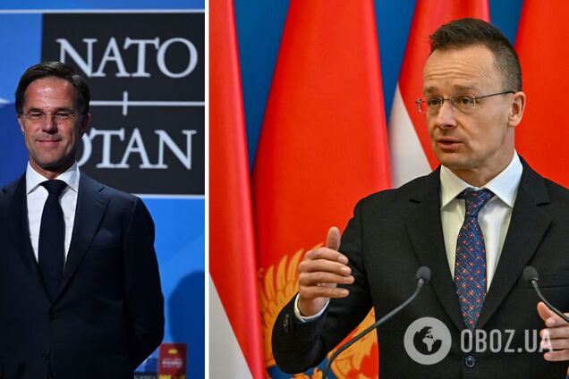 Сіярто заявив, що Угорщина не підтримає кандидата Нідерландів на посаду генсека НАТО