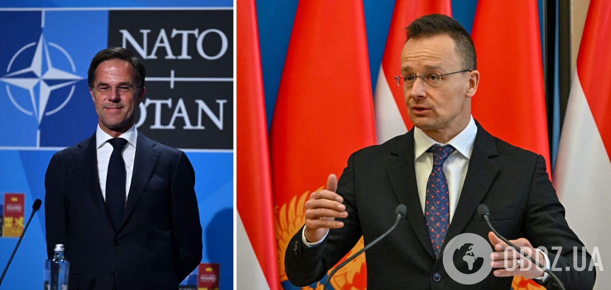 Сіярто заявив, що Угорщина не підтримає кандидата Нідерландів на посаду генсека НАТО