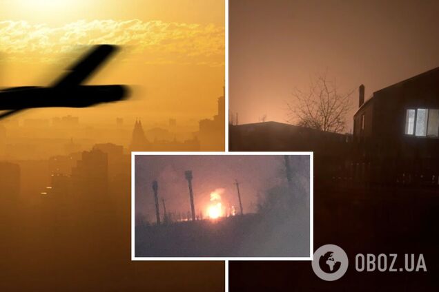 БПЛА атакували Краснодарський край РФ: після вибухів спалахнув НПЗ. Відео