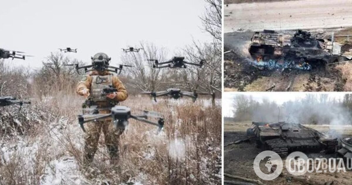 Разоружение армии РФ продолжается: "Армия дронов" за две недели уничтожила почти 90 танков