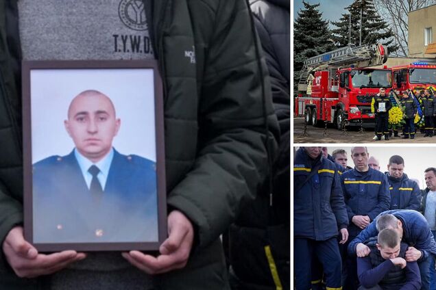 Поранення були несумісні з життям: в Одесі попрощалися з рятувальником, якого РФ вбила ударом по місту. Фото і відео