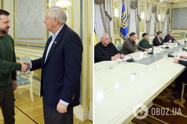 Зеленский встретился с сенатором Конгресса США Линдси Грэмом: о чем договорились. Фото и видео