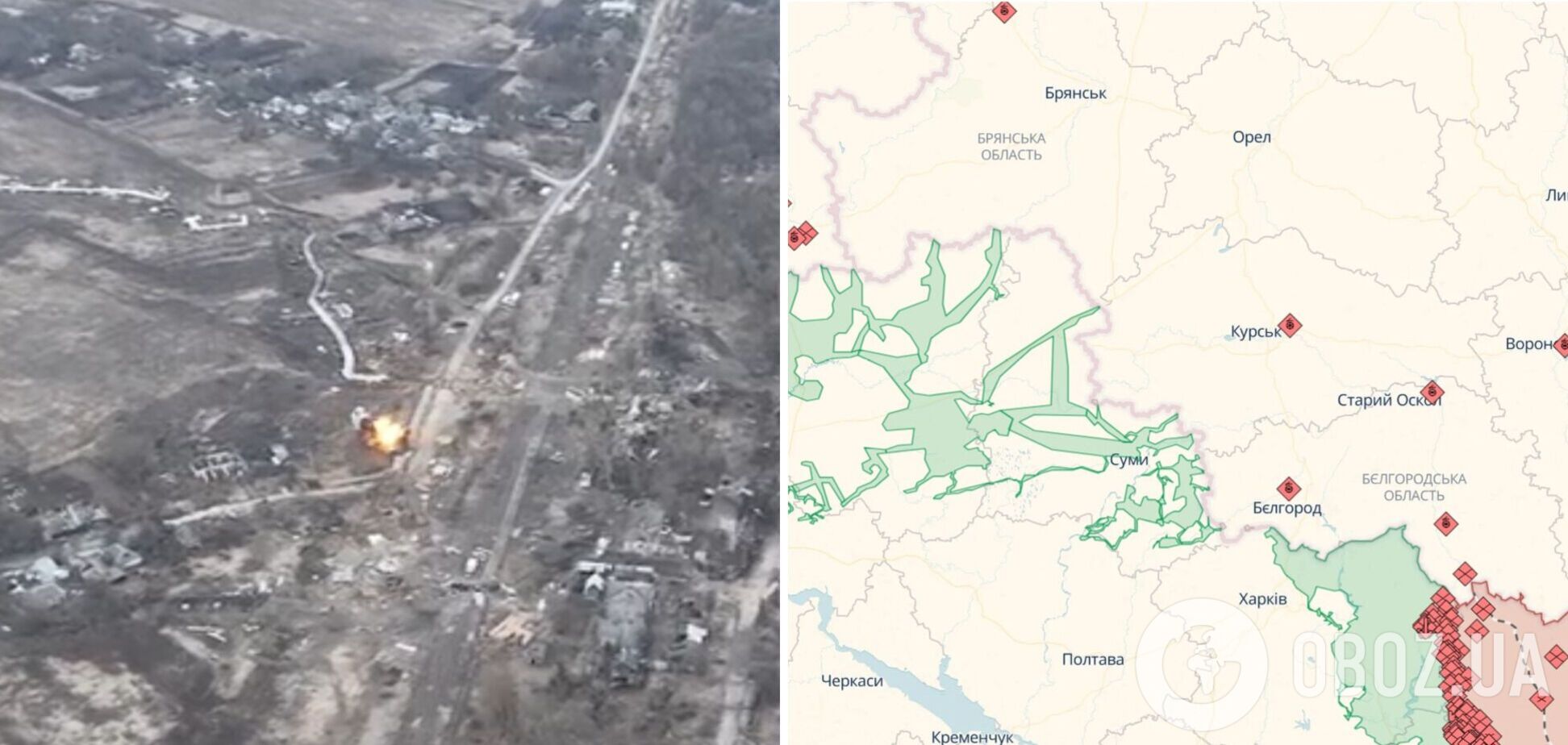 Взрыв был мощным: легион 'Свобода России' показал отработку по опорному пункту войск Путина. Видео