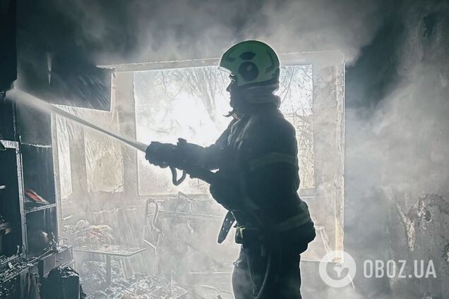 Під час гасіння пожежі було евакуйовано три особи