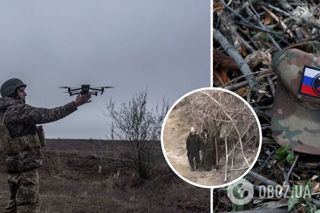 Ружье оккупантов не спасло: пограничники показали отработку дроном по захватчикам. Видео