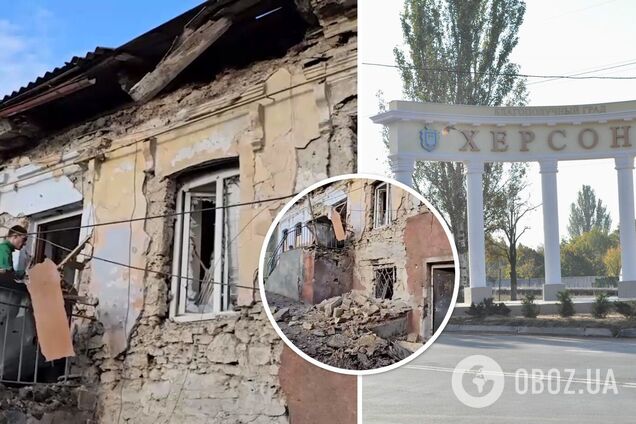 ЗС РФ вдарили по Херсону з тимчасово окупованого берега