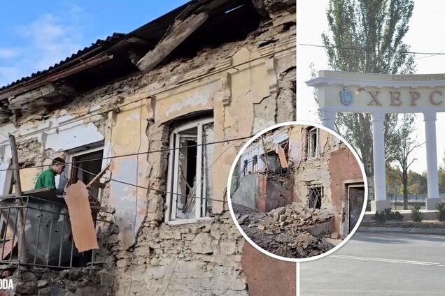 ВС РФ ударили по Херсону с временно оккупированного берега