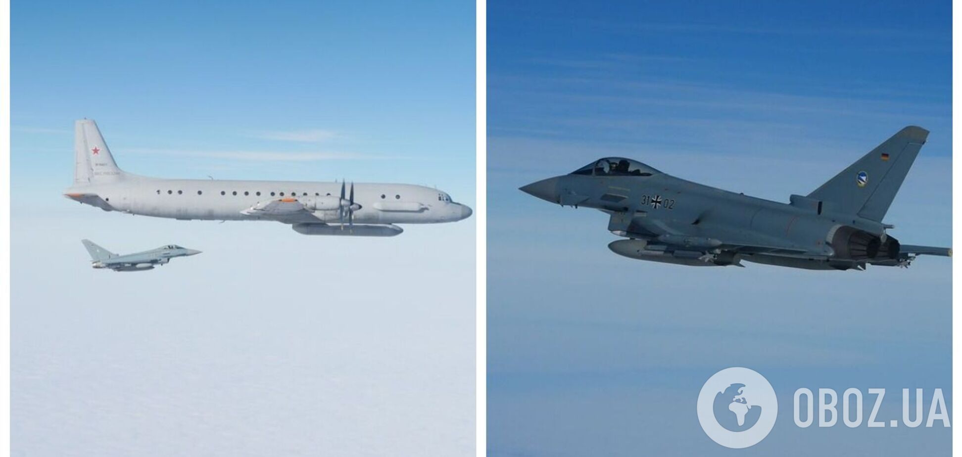 Німецькі винищувачі Eurofighter вперше перехопили літаки РФ біля територіальних вод Латвії