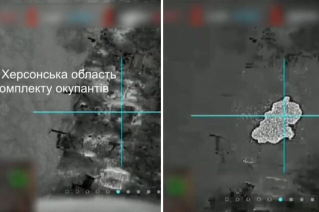 Українська аеророзвідка підірвала склад боєприпасів окупантів в Олешках: горіло та детонувало всю ніч