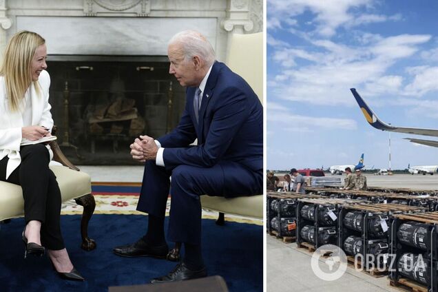 Байден і Мелоні у Вашингтоні обговорили допомогу Україні: до чого домовились