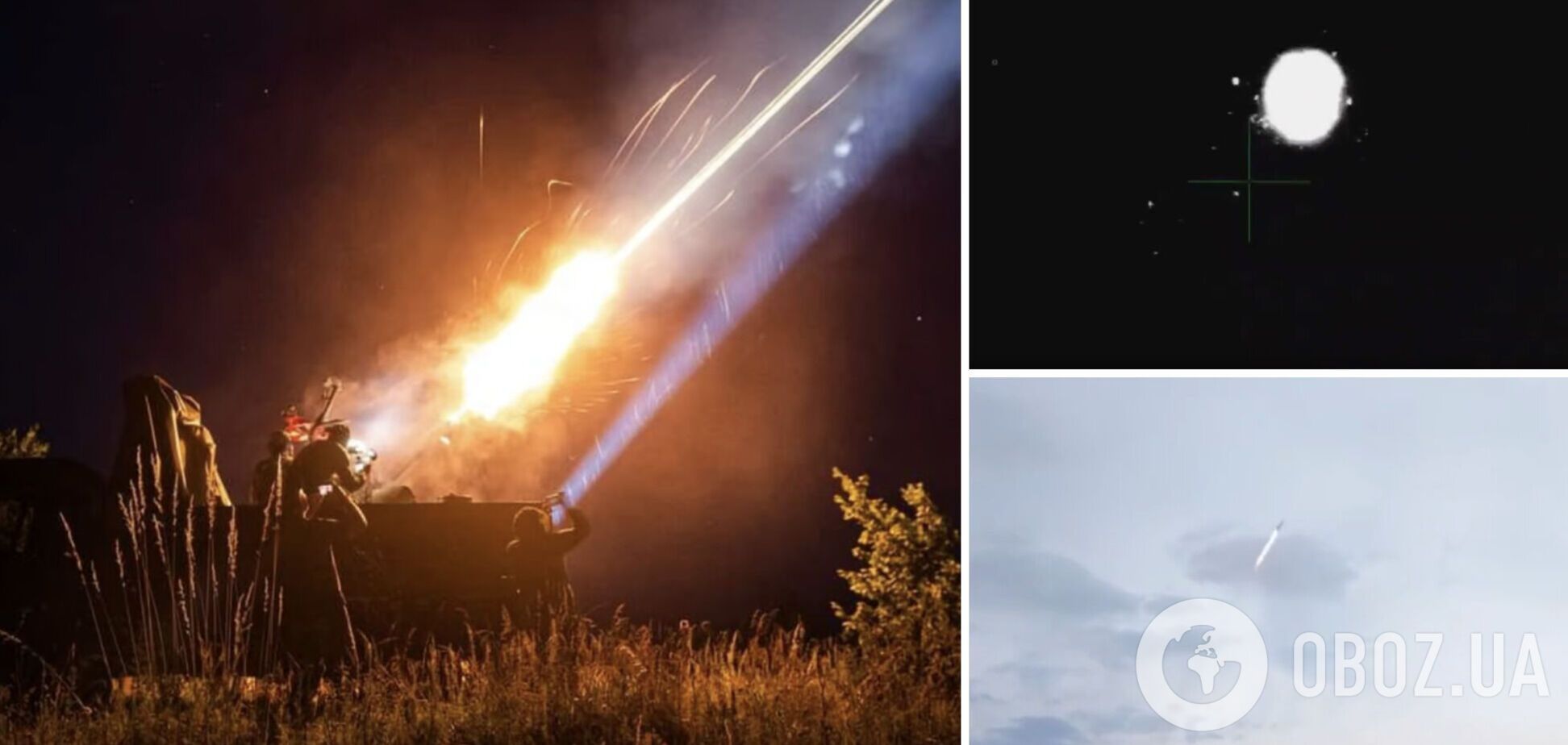 'Есть сбивание': в Воздушных силах показали работу ПВО на южном направлении. Видео