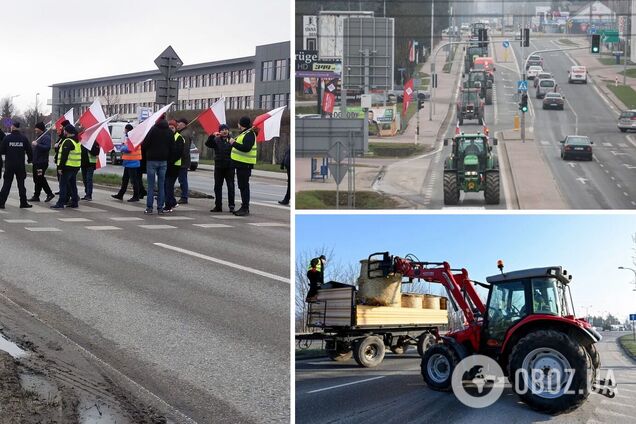 Польские фермеры вышли на протесты по всей стране