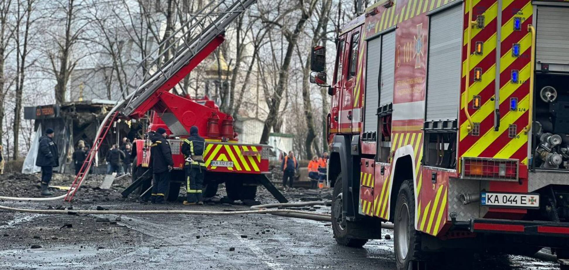 Последствия ракетной атаки на столицу