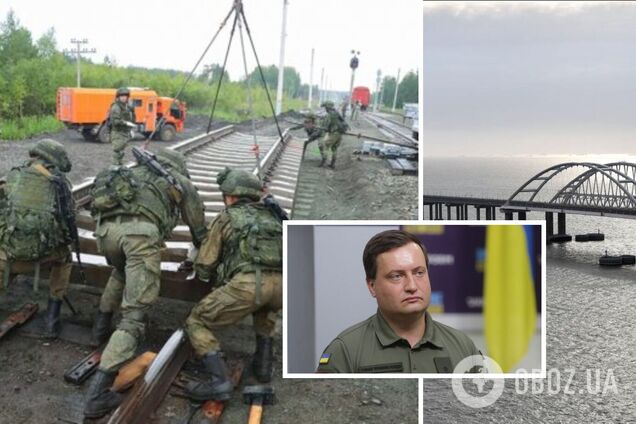ГУР: залізниця, яку будує ворог до Криму, – значуща ціль для українських сил