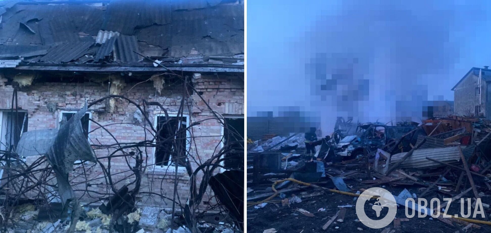 Ракетной атакой в Киевской области повреждены 74 дома: ОВА обновила данные о последствиях