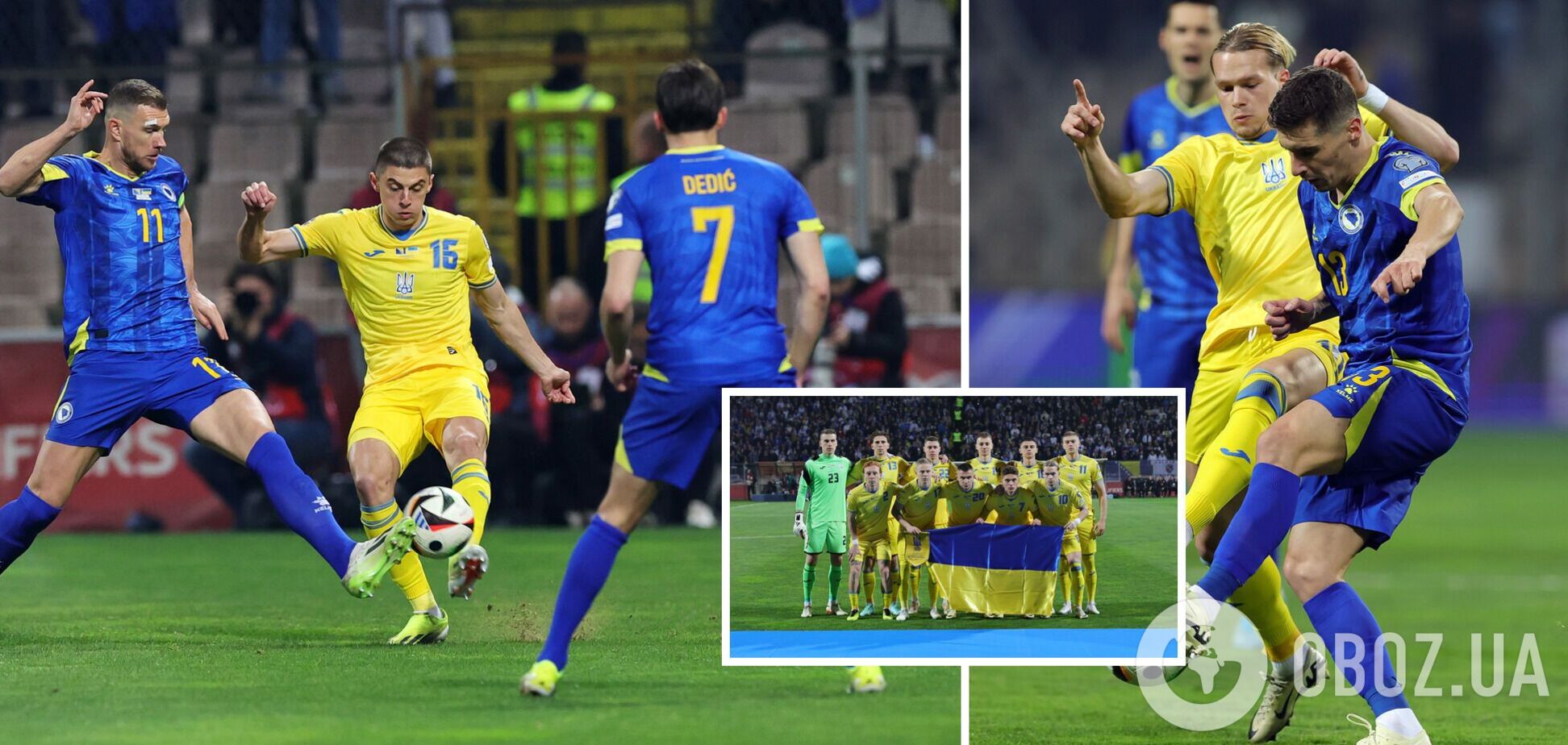 Украина перевернула матч с Боснией и драматично вышла в финал плей-офф Евро-2024. Видео