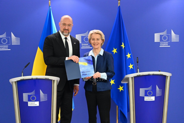 Украина передала план ЕС