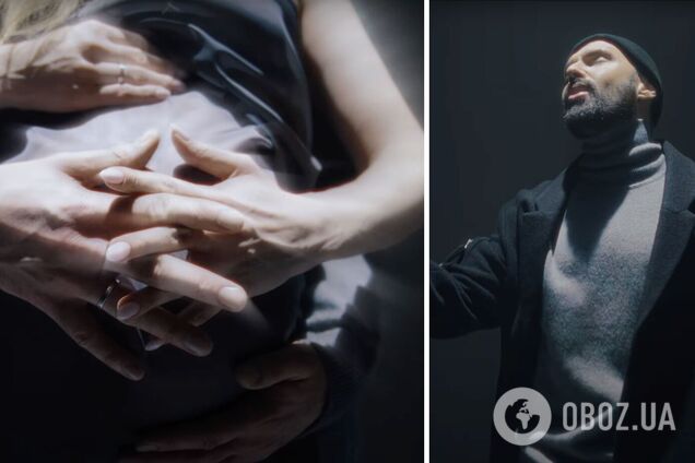 Виталий Козловский показал в новом клипе 'Рубіж' свою беременную жену и случайно рассекретил ее имя. Видео