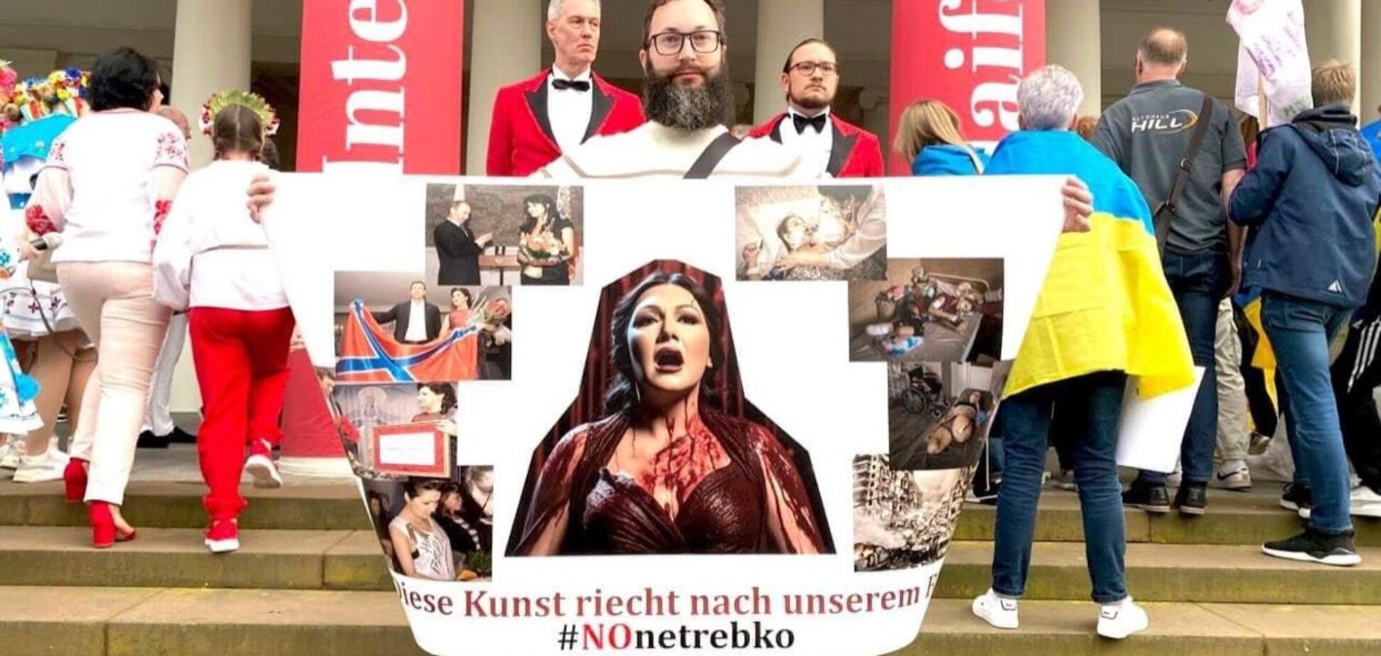Хотят затаскать по судам, чтобы закрыть рот: как в Германии поклонники Анны Нетребко борются с украинскими активистами