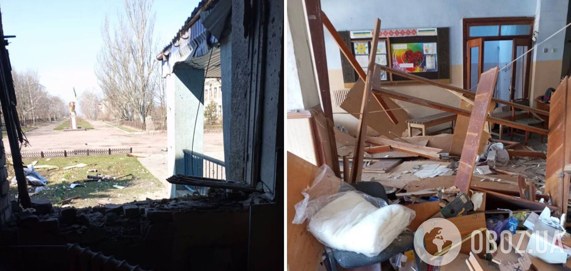 В Херсонской области враг обстрелял село и с дрона сбросил взрывчатку на пункт несокрушимости: есть пострадавшая. Фото