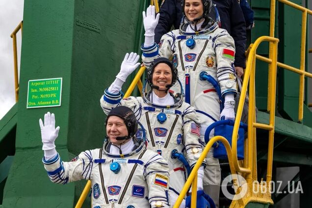 Война в Украине не мешает: астронавт NASA поднялась на орбиту ракетой 'Роскосмоса'. Фото