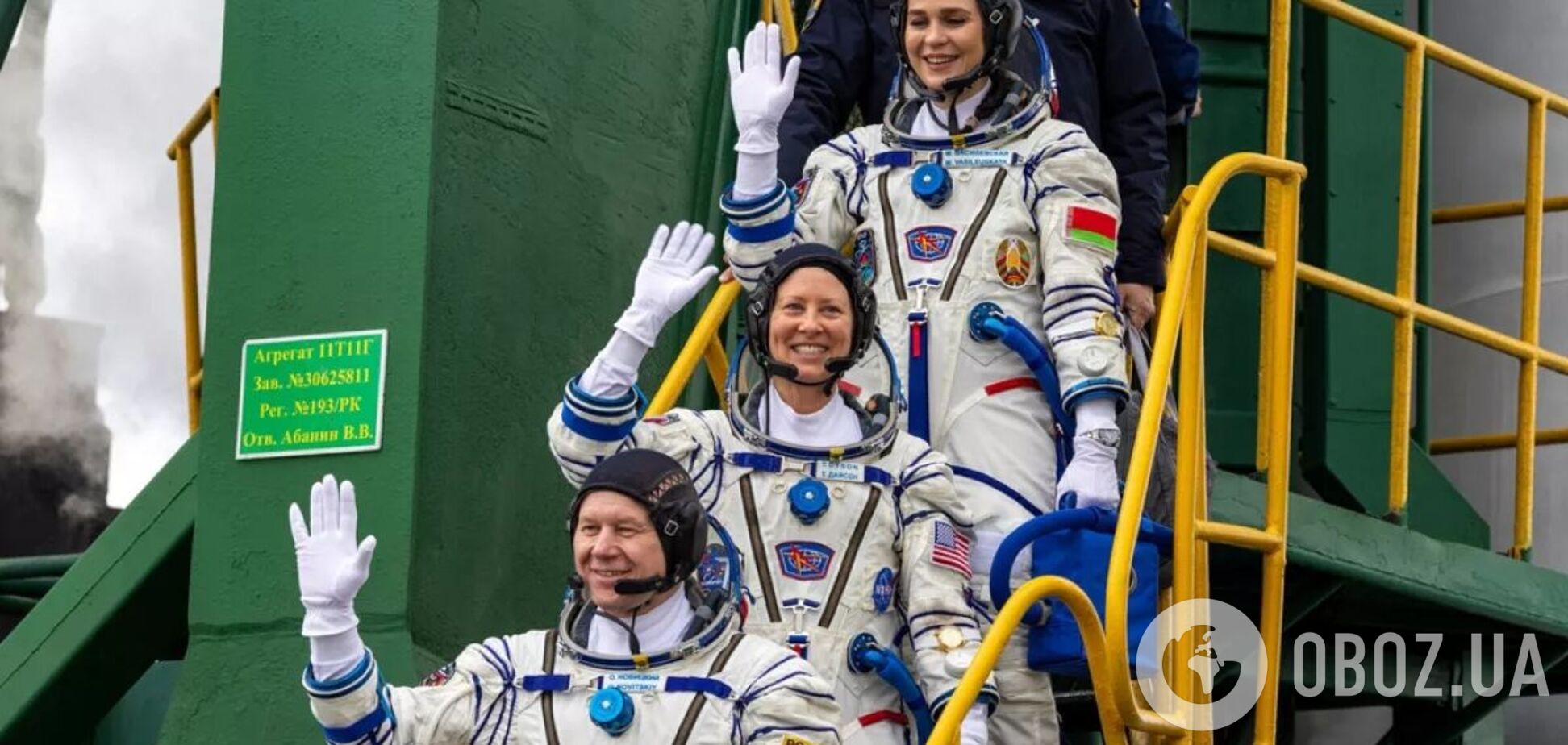 Война в Украине не мешает: астронавт NASA поднялась на орбиту ракетой 'Роскосмоса'. Фото