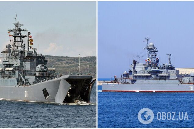 БДК 'Ямал' и 'Азов': что известно о кораблях ЧФ РФ, которые ВСУ поразили в ночь на 24 марта