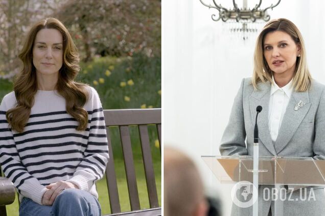 Елена Зеленская обратилась к Кейт Миддлтон после ее признания о раке