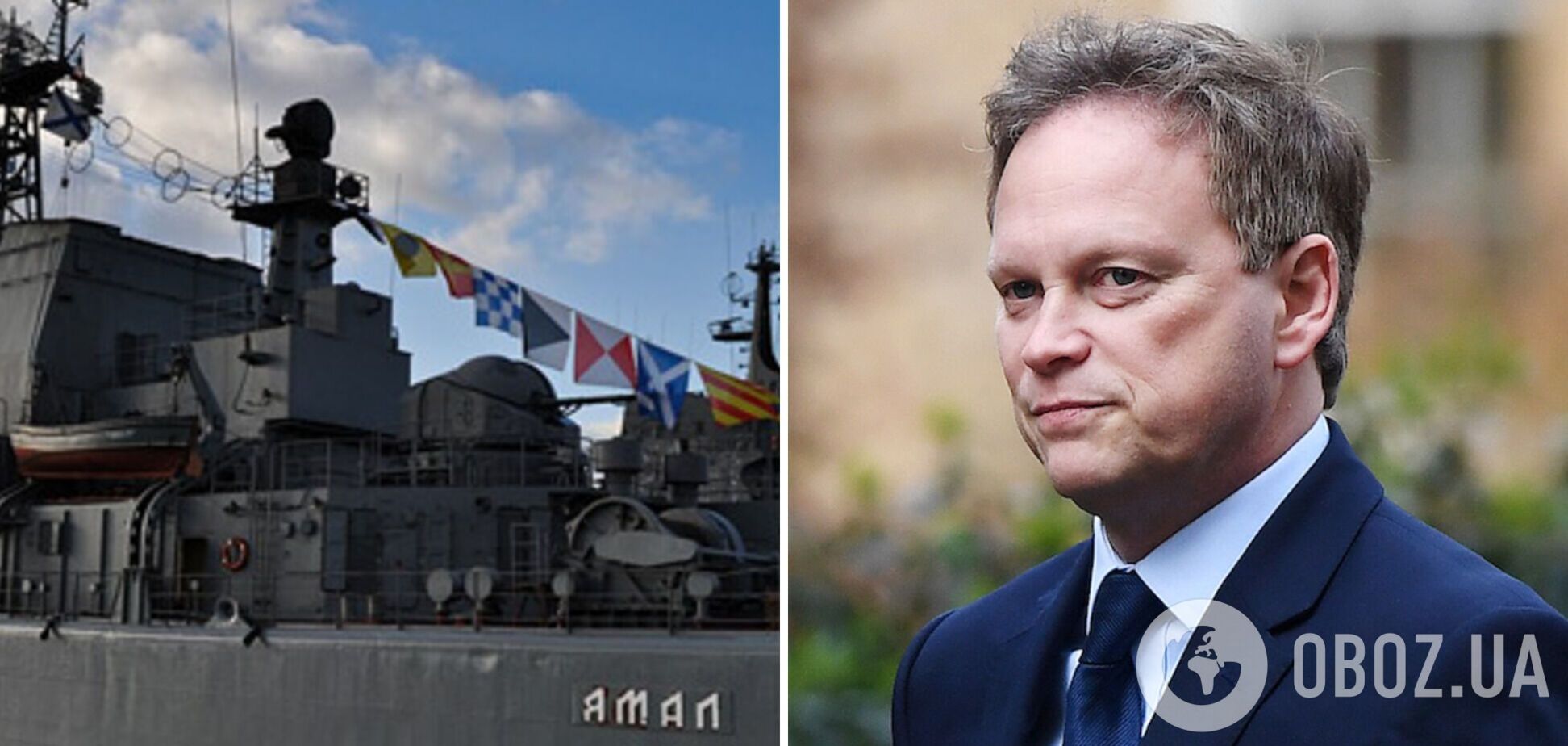 Міністр оборони Британії Шеппс: кораблі ЧФ РФ тепер тонуть навіть у порту