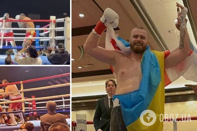 Непереможний український суперваговик виграв бій нокаутом за 1 хвилину. Суперник упав ще до ударів. Відео