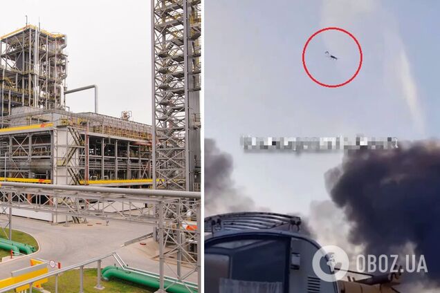 Дроновая атака по Куйбышевскому нефтеперерабатывающему заводу