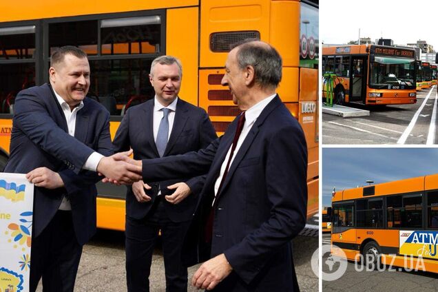 Перша партія вже в дорозі: Філатов домовився з мером Мілана про постачання майже 40 автобусів