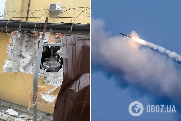 Последствия ракетной атаки на Киев