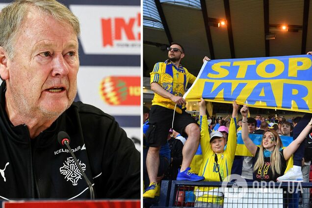 'Ужасно, что такое происходит': главный тренер Исландии вспомнил о войне в Украине