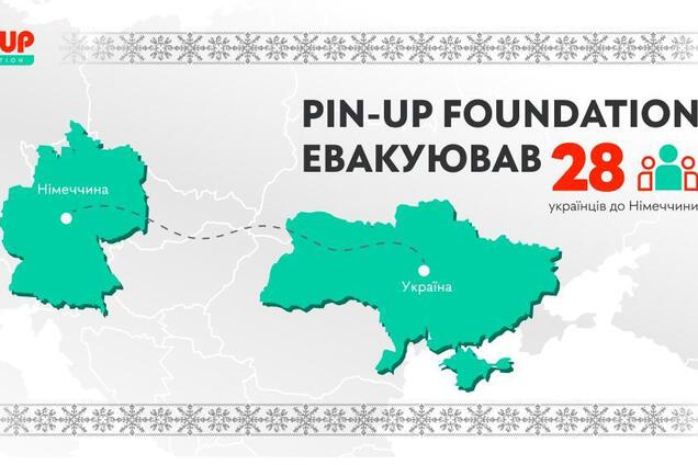 PIN-UP Foundation помог эвакуировать в Германию 28 украинцев