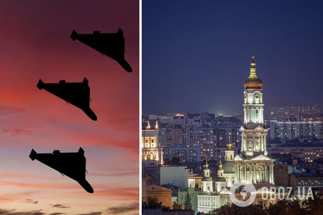 Росія атакувала Харків 'Шахедами', дрон влучив у проїжджу частину. Фото